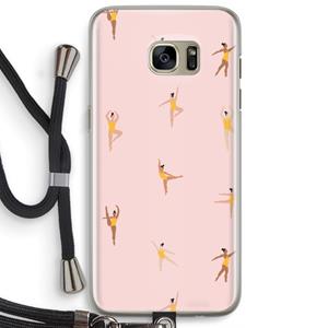 CaseCompany Dans #2: Samsung Galaxy S7 Edge Transparant Hoesje met koord