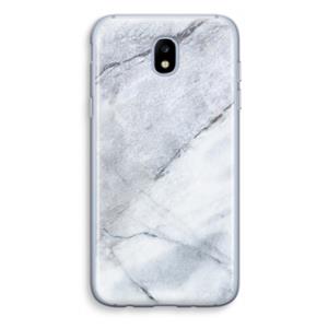CaseCompany Witte marmer: Samsung Galaxy J5 (2017) Transparant Hoesje