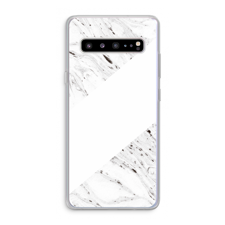 CaseCompany Biggest stripe: Samsung Galaxy S10 5G Transparant Hoesje