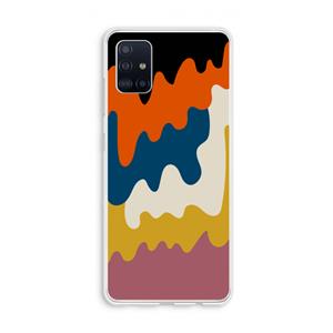 CaseCompany Baar A: Galaxy A51 4G Transparant Hoesje