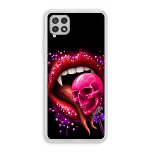 CaseCompany Dodelijk zoet: Samsung Galaxy A22 4G Transparant Hoesje