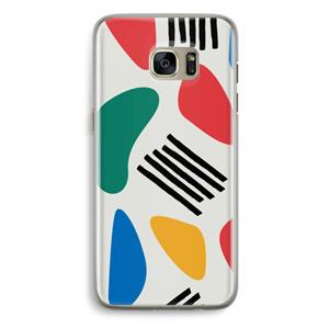 CaseCompany Illustratieve pop 1: Samsung Galaxy S7 Edge Transparant Hoesje