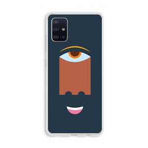 CaseCompany Mono M: Galaxy A51 4G Transparant Hoesje