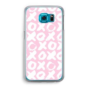 CaseCompany XOXO: Samsung Galaxy S6 Transparant Hoesje