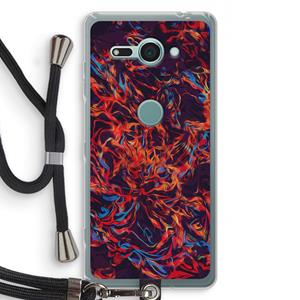 CaseCompany Lucifer: Sony Xperia XZ2 Compact Transparant Hoesje met koord