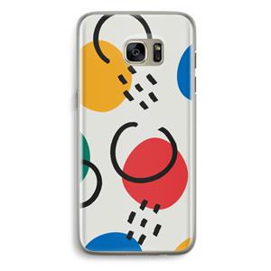 CaseCompany Illustratieve pop 3: Samsung Galaxy S7 Edge Transparant Hoesje