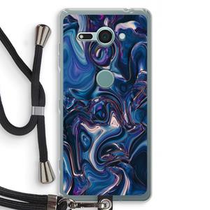 CaseCompany Mirrored Mirage: Sony Xperia XZ2 Compact Transparant Hoesje met koord
