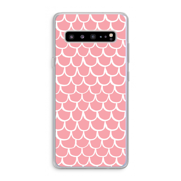 CaseCompany Dakpannetjes: Samsung Galaxy S10 5G Transparant Hoesje