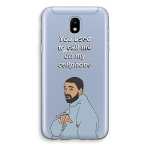 CaseCompany Hotline bling: Samsung Galaxy J5 (2017) Transparant Hoesje