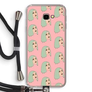 CaseCompany King Kylie: Samsung Galaxy J4 Plus Transparant Hoesje met koord