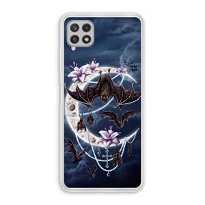 CaseCompany Vleermuizen Maan: Samsung Galaxy A22 4G Transparant Hoesje