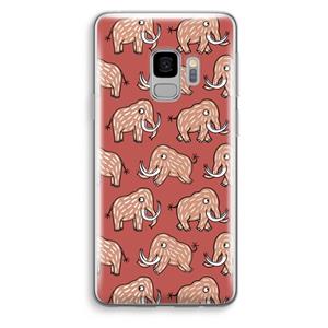 CaseCompany Mammoet: Samsung Galaxy S9 Transparant Hoesje