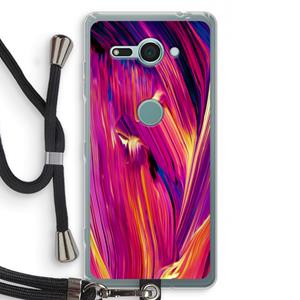 CaseCompany Phoenix: Sony Xperia XZ2 Compact Transparant Hoesje met koord