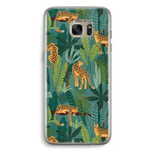 CaseCompany Luipaard 2: Samsung Galaxy S7 Edge Transparant Hoesje