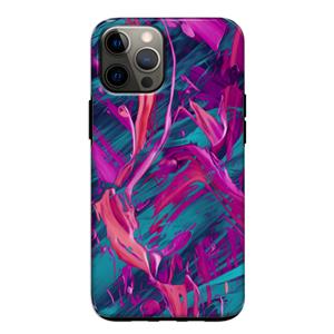 CaseCompany Pink Clouds: iPhone 12 Tough Case