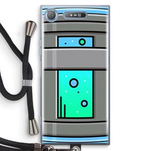 CaseCompany Chug Bottle: Sony Xperia XZ1 Transparant Hoesje met koord
