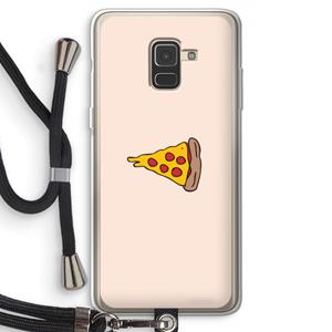 CaseCompany You Complete Me #1: Samsung Galaxy A8 (2018) Transparant Hoesje met koord