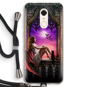 CaseCompany Kinderen van de nacht: Xiaomi Redmi 5 Transparant Hoesje met koord