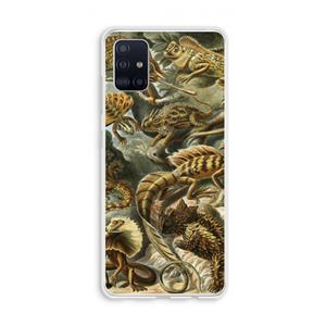 CaseCompany Haeckel Lacertilia: Galaxy A51 4G Transparant Hoesje