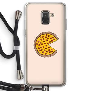 CaseCompany You Complete Me #2: Samsung Galaxy A8 (2018) Transparant Hoesje met koord
