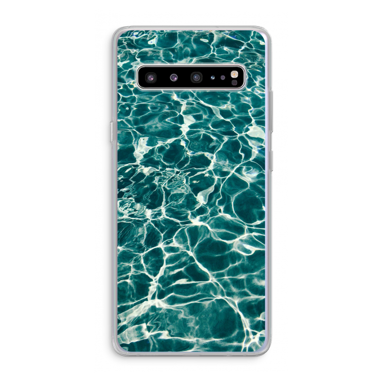 CaseCompany Weerkaatsing water: Samsung Galaxy S10 5G Transparant Hoesje
