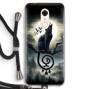 CaseCompany Moonlight Companions: Xiaomi Redmi 5 Transparant Hoesje met koord