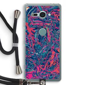 CaseCompany Sleeping Dreams: Sony Xperia XZ2 Compact Transparant Hoesje met koord