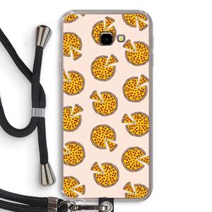 CaseCompany You Had Me At Pizza: Samsung Galaxy J4 Plus Transparant Hoesje met koord