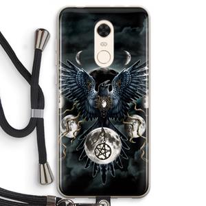 CaseCompany Sinister Wings: Xiaomi Redmi 5 Transparant Hoesje met koord