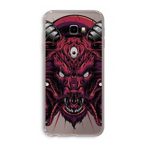 CaseCompany Hell Hound and Serpents: Samsung Galaxy J4 Plus Transparant Hoesje
