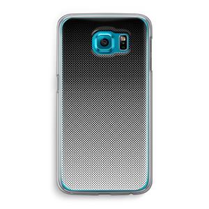 CaseCompany Musketon Halftone: Samsung Galaxy S6 Transparant Hoesje