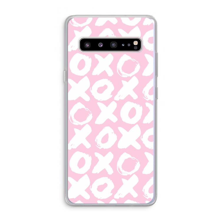 CaseCompany XOXO: Samsung Galaxy S10 5G Transparant Hoesje