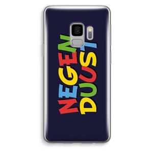 CaseCompany 90's One: Samsung Galaxy S9 Transparant Hoesje