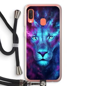 CaseCompany Firstborn: Samsung Galaxy A20e Transparant Hoesje met koord