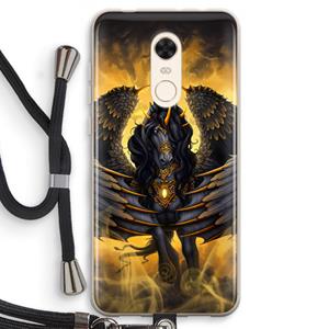 CaseCompany Pegasus: Xiaomi Redmi 5 Transparant Hoesje met koord