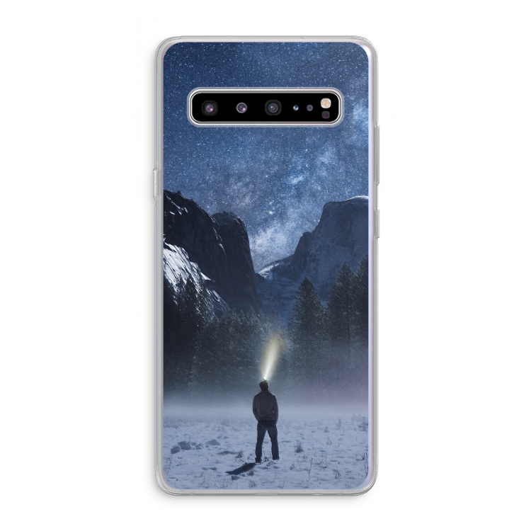CaseCompany Wanderlust: Samsung Galaxy S10 5G Transparant Hoesje