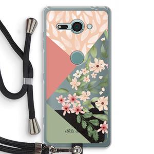 CaseCompany Sweet heaven geometrics: Sony Xperia XZ2 Compact Transparant Hoesje met koord
