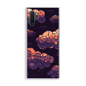 CaseCompany Patroon Wolken: Samsung Galaxy Note 10 Plus Transparant Hoesje