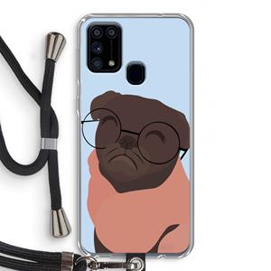 CaseCompany Ludo: Samsung Galaxy M31 Transparant Hoesje met koord