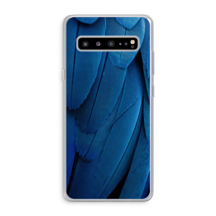CaseCompany Pauw: Samsung Galaxy S10 5G Transparant Hoesje