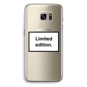 CaseCompany Limited edition: Samsung Galaxy S7 Edge Transparant Hoesje