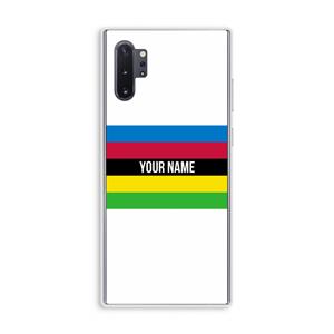 CaseCompany WK Wielrennen: Samsung Galaxy Note 10 Plus Transparant Hoesje
