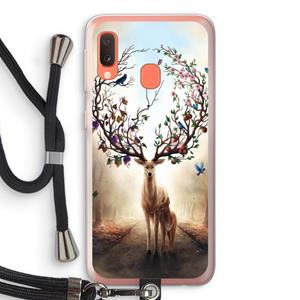 CaseCompany Seasons Change: Samsung Galaxy A20e Transparant Hoesje met koord