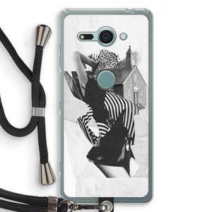 CaseCompany House: Sony Xperia XZ2 Compact Transparant Hoesje met koord
