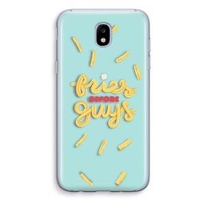 CaseCompany Always fries: Samsung Galaxy J5 (2017) Transparant Hoesje