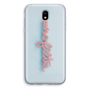 CaseCompany nofilter: Samsung Galaxy J5 (2017) Transparant Hoesje