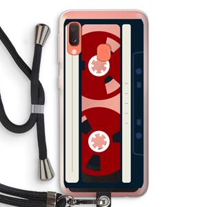 CaseCompany Here's your tape: Samsung Galaxy A20e Transparant Hoesje met koord