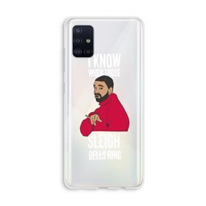 CaseCompany Sleigh Bells Ring: Galaxy A51 4G Transparant Hoesje