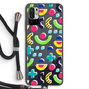 CaseCompany 8-bit N°1: Xiaomi Redmi Note 10 5G Transparant Hoesje met koord