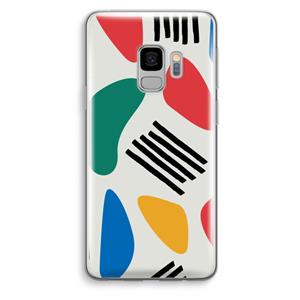 CaseCompany Illustratieve pop 1: Samsung Galaxy S9 Transparant Hoesje